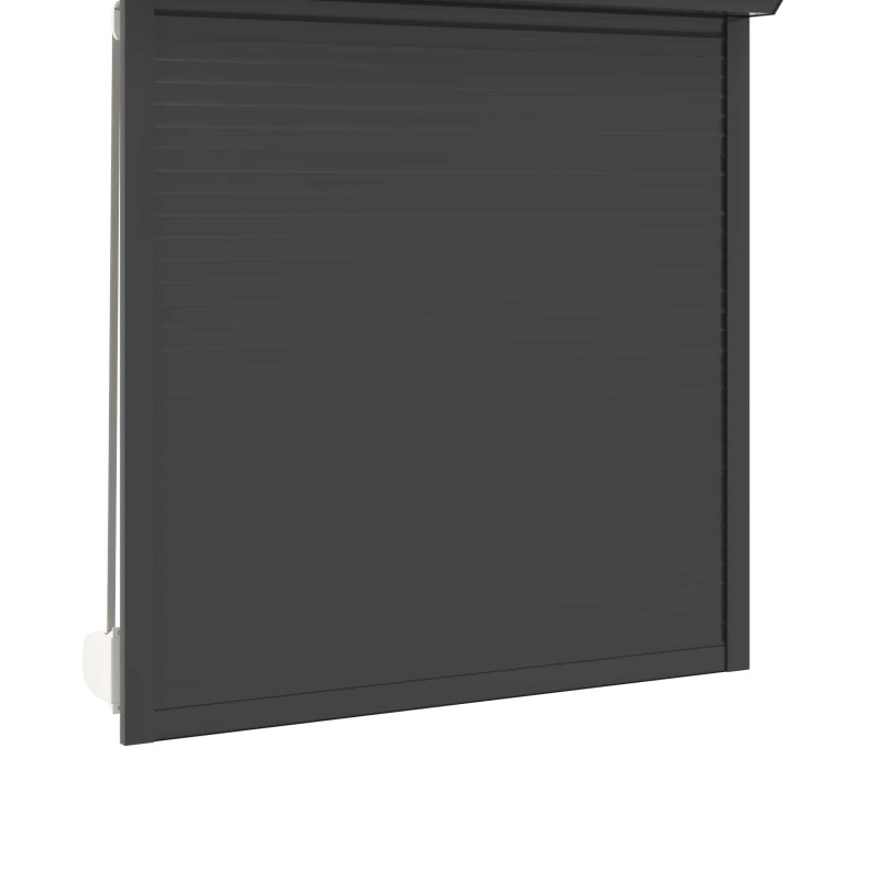Roleta Antracyt 130 x 140 cm Aluminium i poliuretan