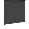 Roleta Antracyt 130 x 140 cm Aluminium i poliuretan