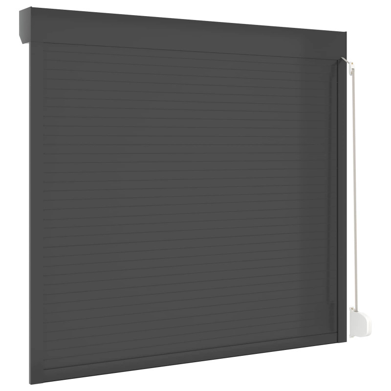 Roleta Antracyt 160 x 150 cm Aluminium i poliuretan