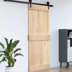 Drzwi NARVIK Naturalny 70 x 210 cm Lite Drewno Sosnowe