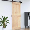 Drzwi NARVIK Naturalny 70 x 210 cm Lite Drewno Sosnowe