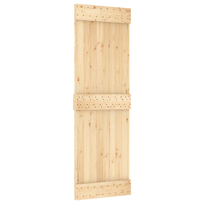 Drzwi NARVIK Naturalny 70 x 210 cm Lite Drewno Sosnowe