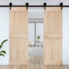 Drzwi NARVIK Naturalny 70 x 210 cm Lite Drewno Sosnowe