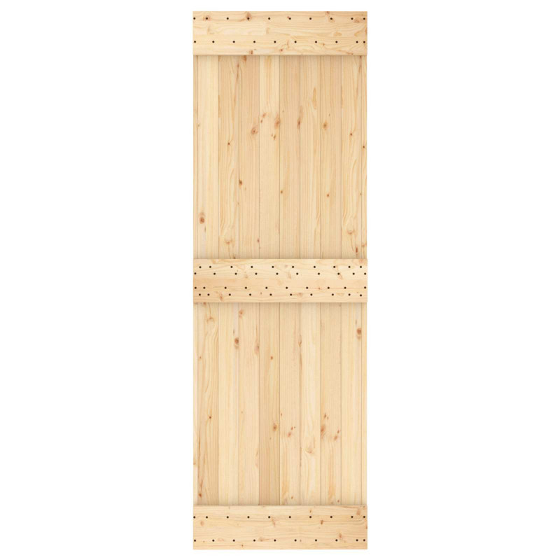 Drzwi NARVIK Naturalny 70 x 210 cm Lite Drewno Sosnowe