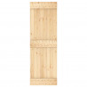 Drzwi NARVIK Naturalny 70 x 210 cm Lite Drewno Sosnowe