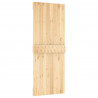 Drzwi NARVIK Naturalny 80 x 210 cm Lite Drewno Sosnowe