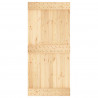 Drzwi NARVIK Naturalny 95 x 210 cm Lite Drewno Sosnowe