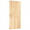 Drzwi NARVIK Naturalny 95 x 210 cm Lite Drewno Sosnowe