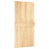 Drzwi NARVIK Naturalny 100 x 210 cm Lite Drewno Sosnowe
