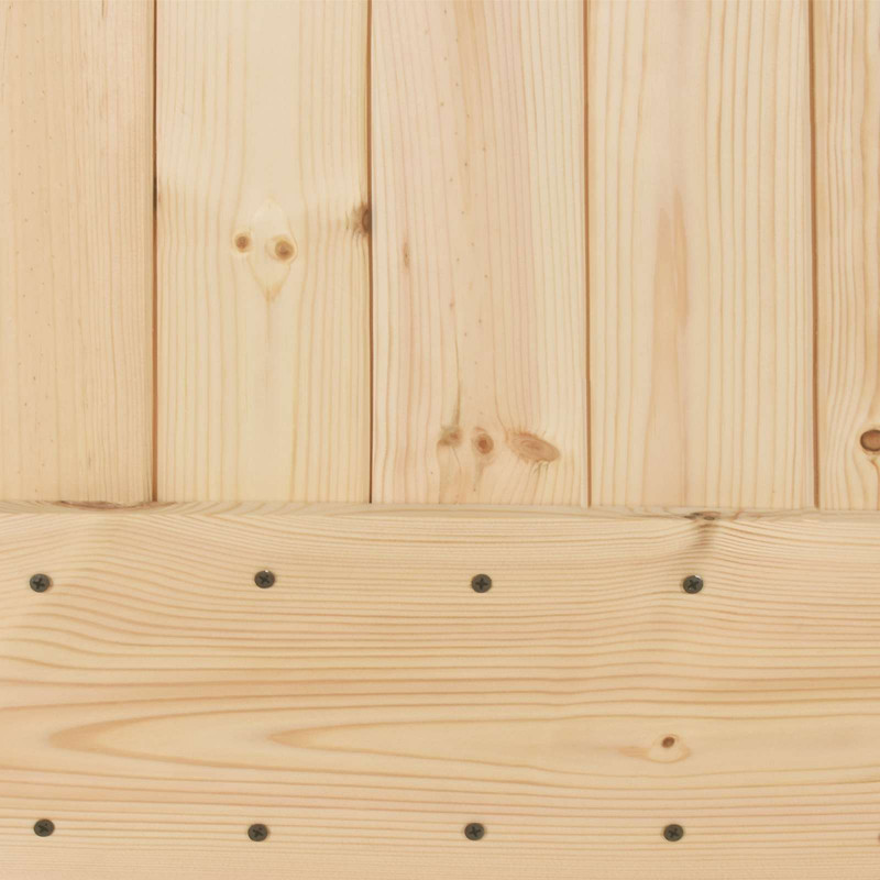 Drzwi NARVIK Naturalny 100 x 210 cm Lite Drewno Sosnowe