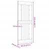 Drzwi NARVIK Naturalny 80 x 210 cm Lite Drewno Sosnowe