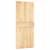 Drzwi NARVIK Naturalny 90 x 210 cm Lite Drewno Sosnowe