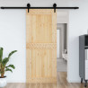 Drzwi NARVIK Naturalny 95 x 210 cm Lite Drewno Sosnowe