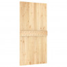 Drzwi NARVIK Naturalny 100 x 210 cm Lite Drewno Sosnowe