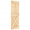 Drzwi NARVIK Naturalny 70 x 210 cm Lite Drewno Sosnowe