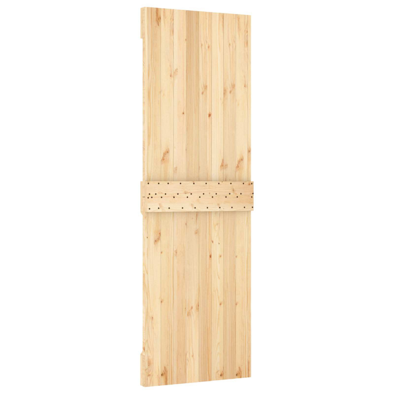 Drzwi NARVIK Naturalny 70 x 210 cm Lite Drewno Sosnowe