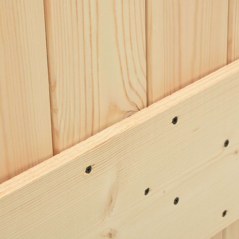 Drzwi NARVIK Naturalny 70 x 210 cm Lite Drewno Sosnowe