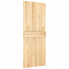 Drzwi NARVIK Naturalny 80 x 210 cm Lite Drewno Sosnowe