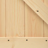 Drzwi NARVIK Naturalny 85 x 210 cm Lite Drewno Sosnowe
