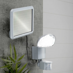 HI Solarna lampa ogrodowa LED z czujnikiem ruchu, plastik