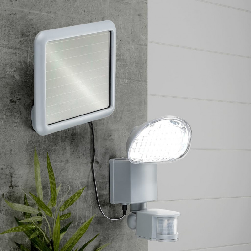 HI Solarna lampa ogrodowa LED z czujnikiem ruchu, plastik