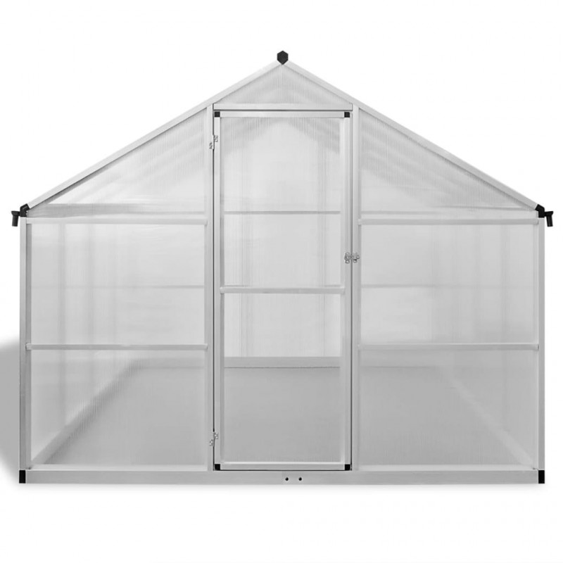 Szklarnia, wzmocnione aluminium, 10,53 m²