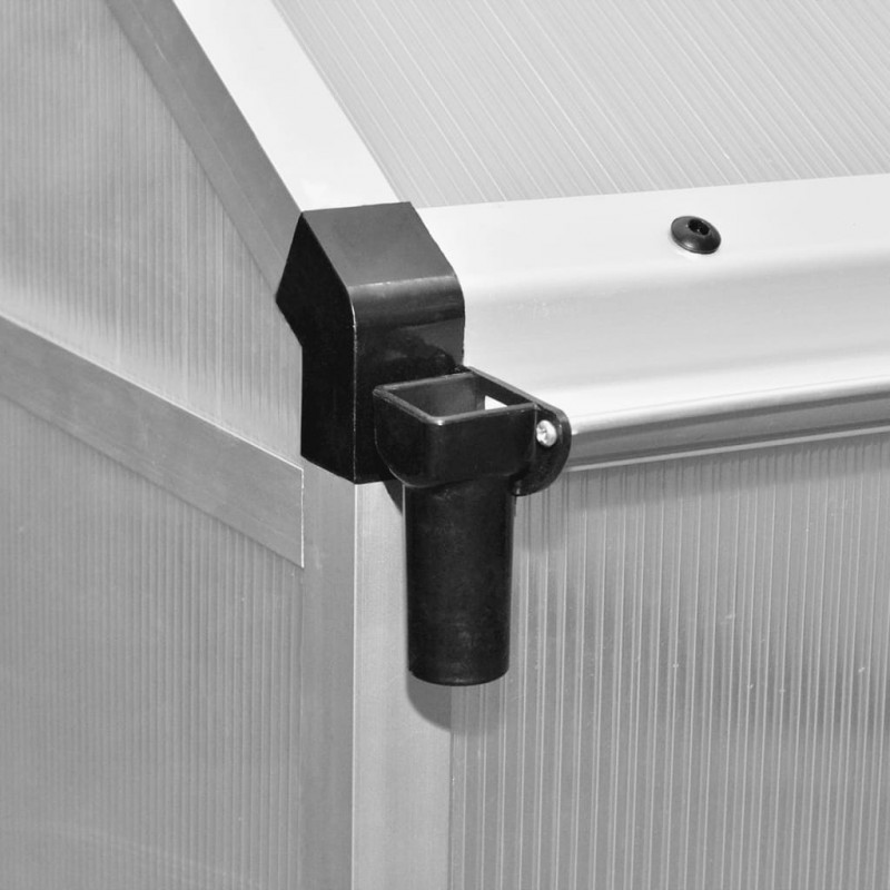 Szklarnia, wzmocnione aluminium, 10,53 m²