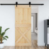 Drzwi NARVIK Naturalny 90 x 210 cm Lite Drewno Sosnowe