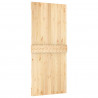 Drzwi NARVIK Naturalny 90 x 210 cm Lite Drewno Sosnowe