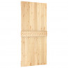 Drzwi NARVIK Naturalny 95 x 210 cm Lite Drewno Sosnowe