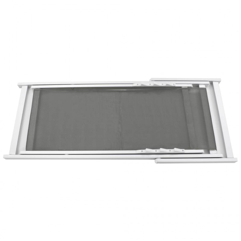 Składane krzesła plażowe, 2 szt., aluminium i textilene, szare