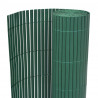 Dwustronne ogrodzenie ogrodowe, PVC, 90x300 cm, zielone
