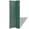 Dwustronne ogrodzenie ogrodowe, PVC, 90x300 cm, zielone