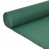 Dwustronne ogrodzenie ogrodowe, PVC, 90x300 cm, zielone