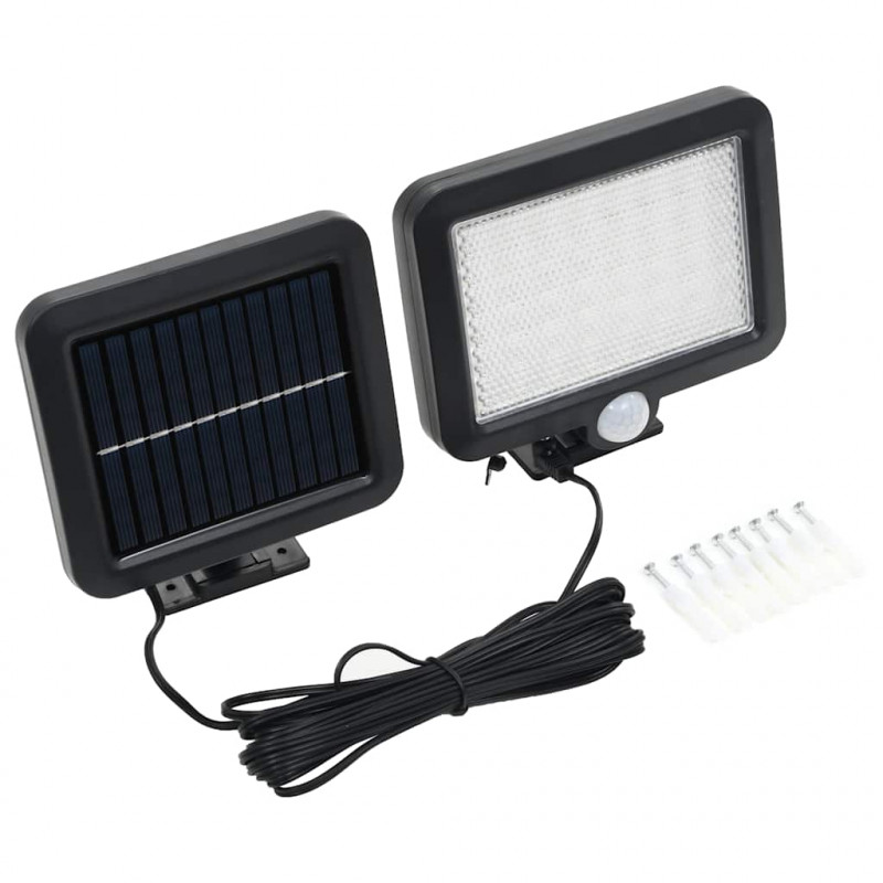 Lampa solarna z czujnikiem ruchu, białe LED
