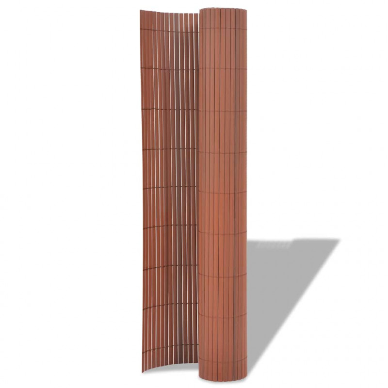Ogrodzenie Ogrodowe Brązowy 150 x 300 cm PVC
