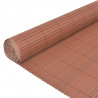 Ogrodzenie Ogrodowe Brązowy 150 x 500 cm PVC