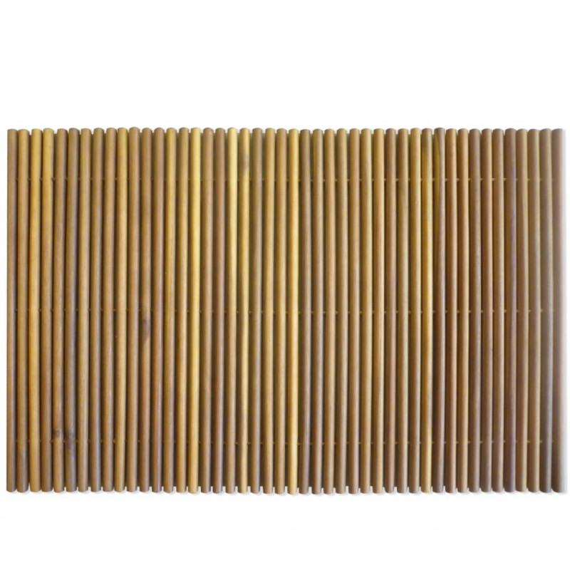 Mata łazienkowa, drewno akacjowe, 80 x 50 cm