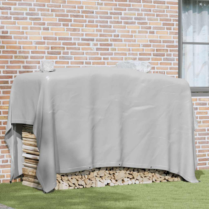 Plandeka 650 g/m², 3 x 3 m, szara