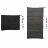 Siatka osłaniająca HDPE, 1,5x25 m, czarna