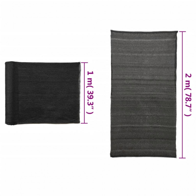 Siatka osłaniająca HDPE, 2x10 m, czarna