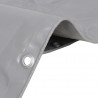 Plandeka 650 g/m², 3 x 4 m, szara