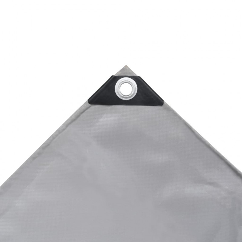 Plandeka 650 g/m², 3 x 6 m, szara
