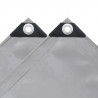 Plandeka 650 g/m², 3 x 6 m, szara