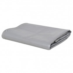 Plandeka 650 g/m², 4 x 4 m, szara