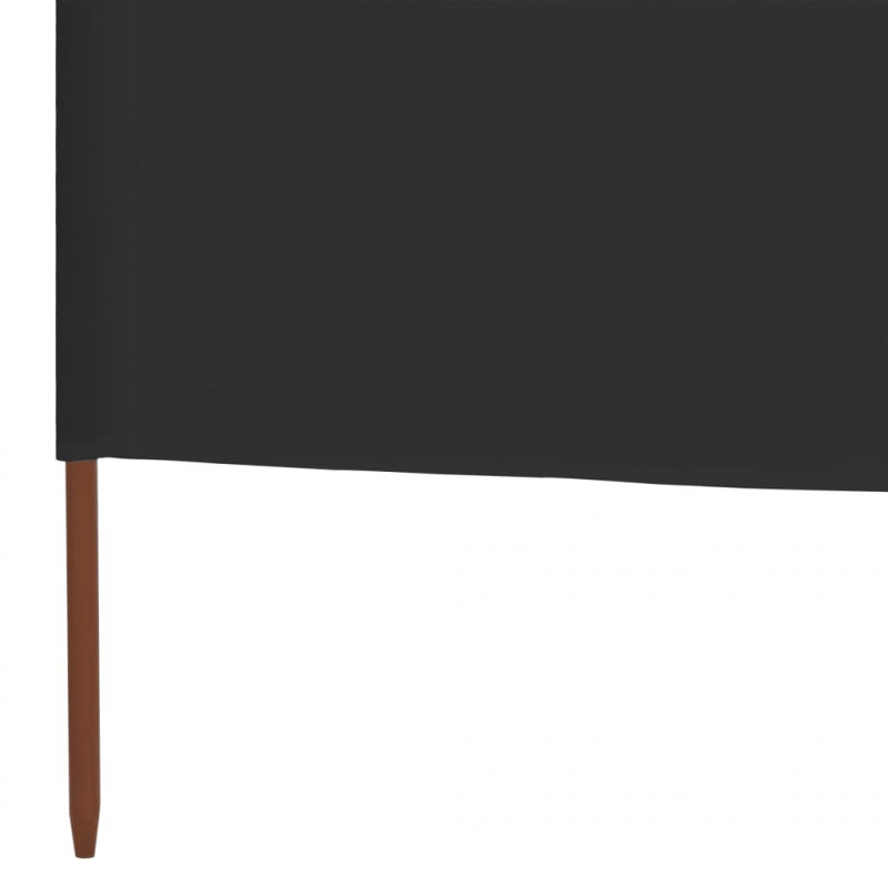 Parawan 3-skrzydłowy z tkaniny, 400 x 120 cm, antracytowy