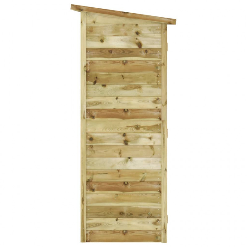 Szopa ogrodowa z impregnowanego drewna sosnowego, 182x76x175 cm