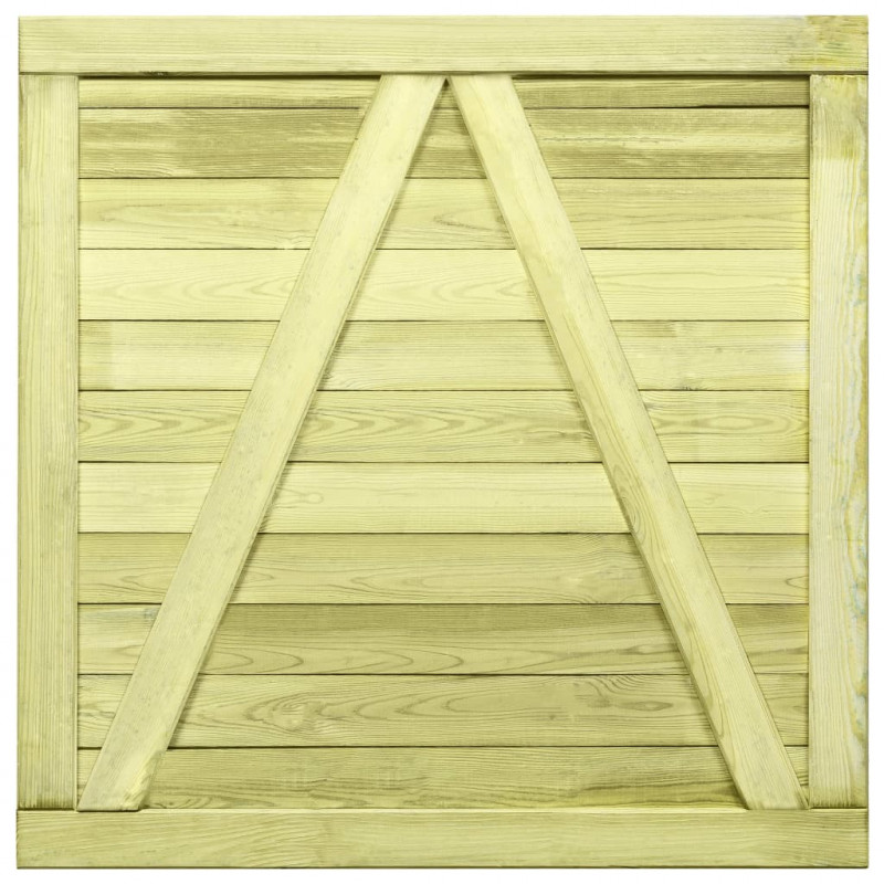 Furtka ogrodowa, impregnowane drewno sosnowe, 100 x 100 cm