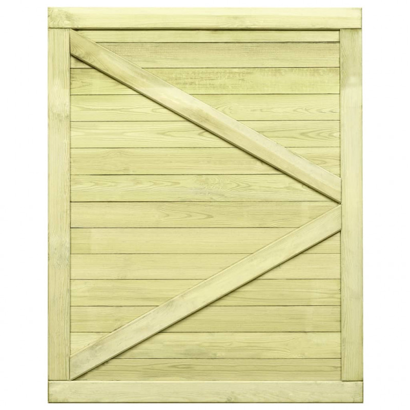 Furtka ogrodowa, impregnowane drewno sosnowe, 125x100 cm