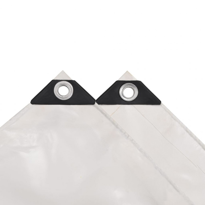 Plandeka 650 g/m², 3 x 4 m, biała